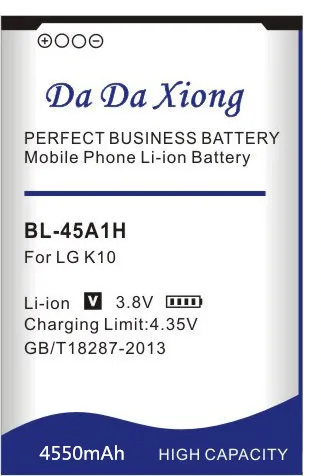Модель аккумулятора BL-45A1H Аккумулятор для LG K10 F670L F670K F670S F670, BL45A1H аккумулятор для телефона LG K420N K10 LTE Q10 K420