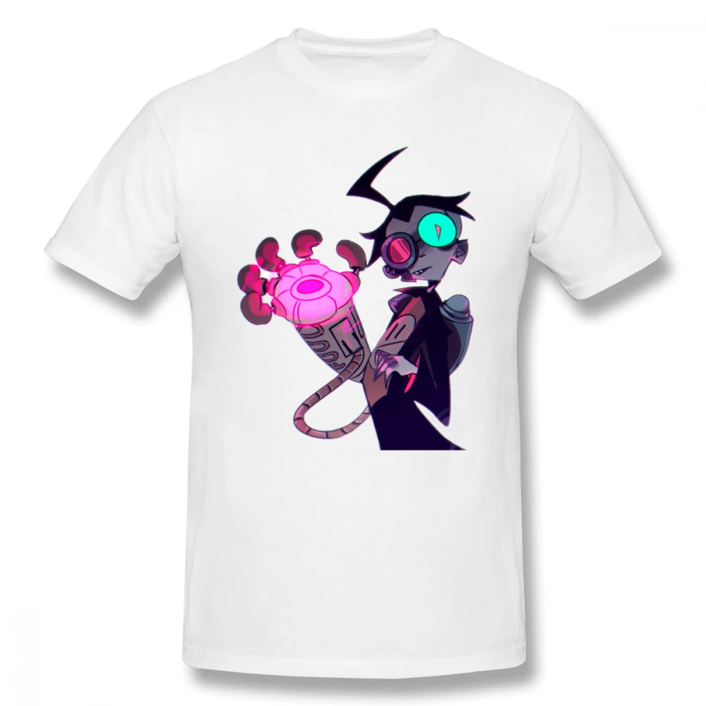 

Invader Zim Theme Casual O-Neck Men's Basic Short Sleeve T-Shirt 100% Cotton Tee Shirt Printed men clothes 2019