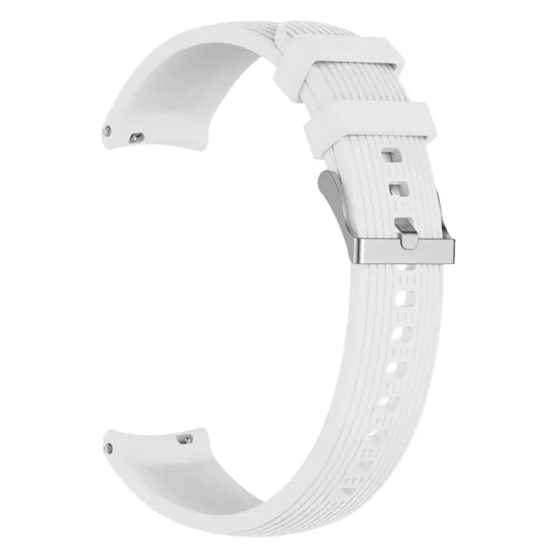 20mm Soft Silicone Watch Band Sports Wrist Strap for Sam-sung Ga-laxy Watch 42mm