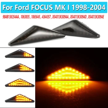 

1Pair For Ford MONDEO 2000-2007 MK 3 FOCUS MK1 1998-2004 Led Dynamic Side Marker Turn Signal Light Sequential Blinker Light