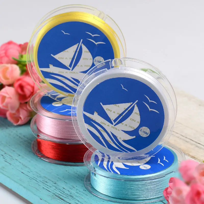

DIY accessories 0.1 thousand Shunliu Su thread bright light filament wound embroidery thread special ice silk tassel nylon threa