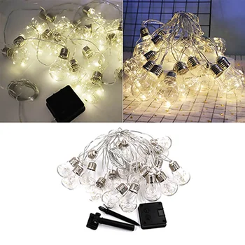 

10/20 LEDS Crystal Ball 5M/8M Solar Lamp Power LED String Fairy Lights Solar Garlands Garden Christmas Decor For Outdoor