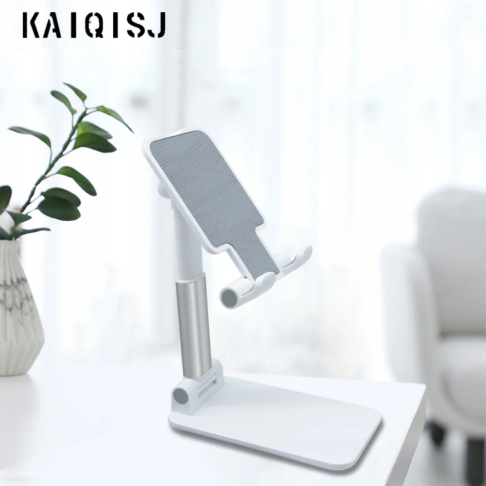 

KAIQISJ Metal Desktop Tablet Holder Table Cell Foldable Extend Support Desk Mobile Phone Holder Stand For iPhone iPad Adjustable