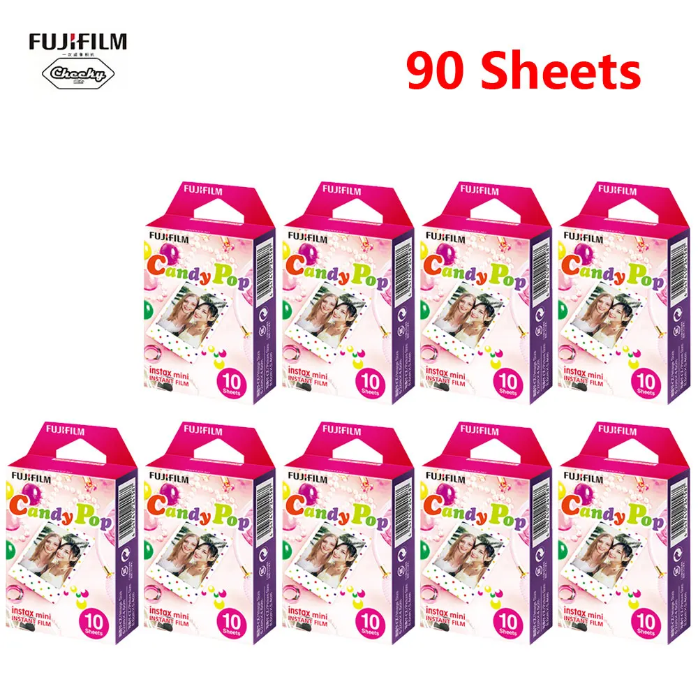 90 Sheets Fujifilm Instax Mini 10-100 листов мультфильм мгновенная фотобумага мультфильм пленка для Instax Mini 8 9 70 7s 50s 50i 90 25 Share SP-1 - Цвет: 90 Sheets