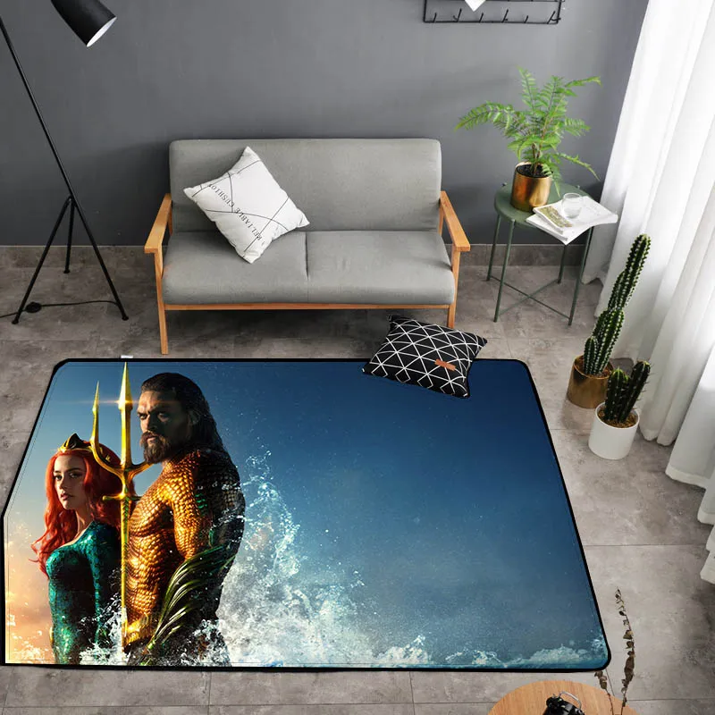 Style 6 Аниме Marvel Neptune, супер герой, коврик для двери, ковер, коврик для спальни, нескользящий коврик, мультяшный подарок - Цвет: Style 6