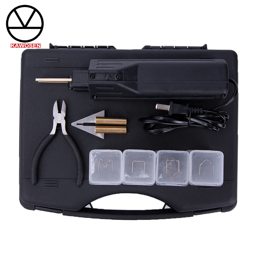 

KAWOSEN 220V Professional Hot Stapler Plastic Repair Welding Gun Bumper Fairing Auto Body Tool Plastic Welder Staple CPRW01