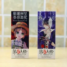 32 шт./компл. аниме окружающих игру личности в расписанные вручную Бумага Закладка для книги канцелярские принадлежности закладки книжные держатели открытка