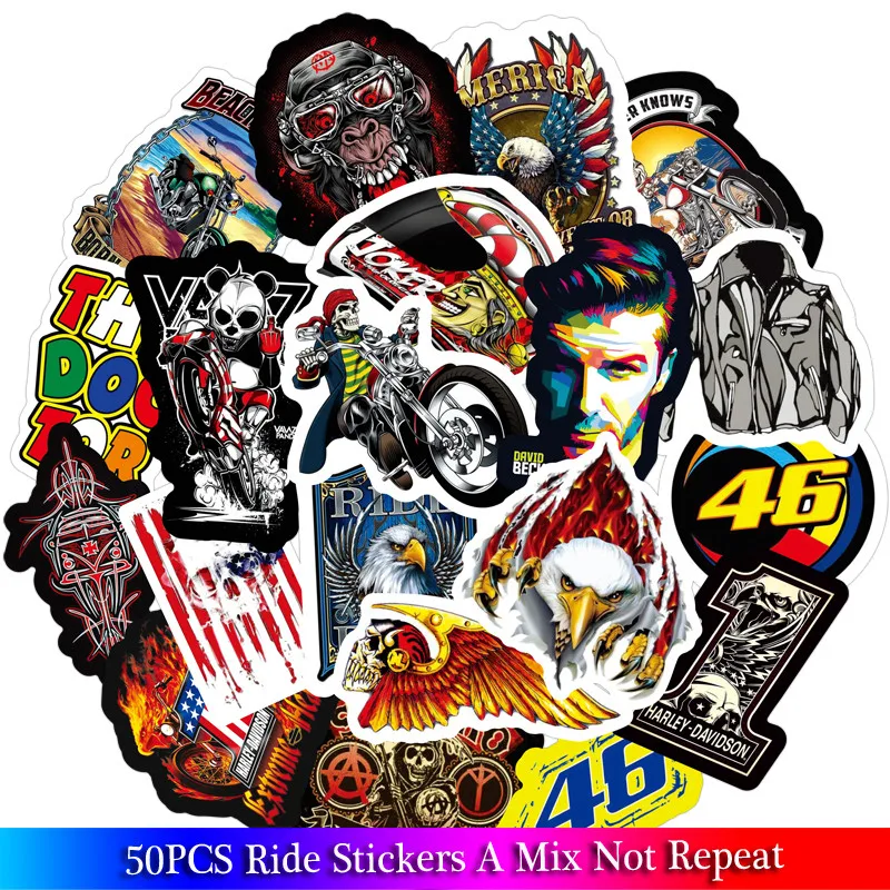 motorcycle helmet sticker pack ride club (15)