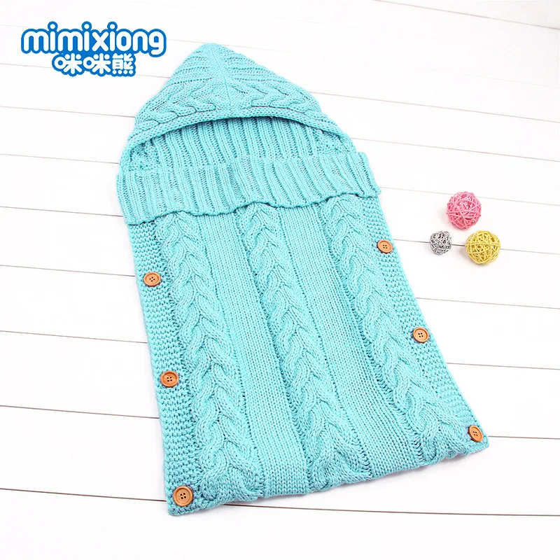 Детские одеяла для новорожденных; Манта для купания; Bebe; кувертюр; пеленка для малышей из муслина; Детские обертки; 75*35 см; удобное теплое пеленание - Цвет: Light Blue