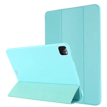 

Ultra Slim Trifolding TPU PU Leather Case for iPad Pro 11 2020 Smart Cover with Auto Sleep Wake UP Function for iPad Pro 11+Pen