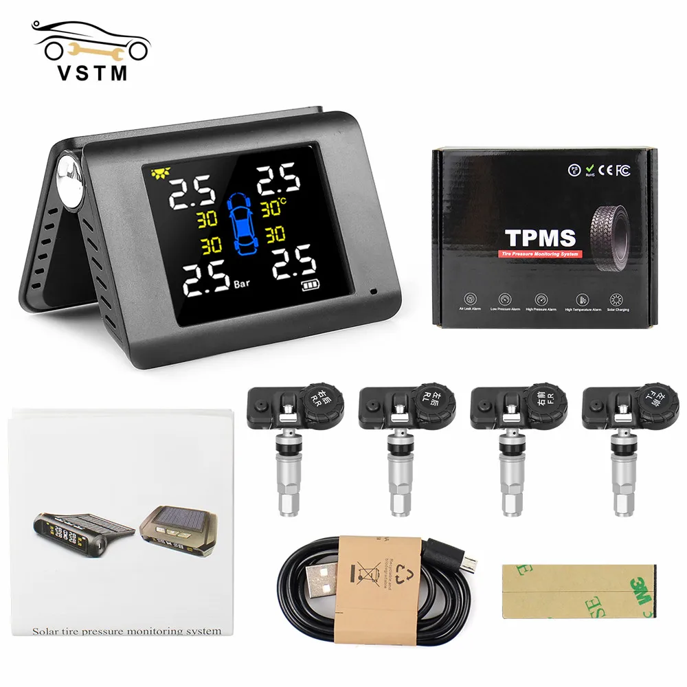 NewTPMS- ڵ Ÿ̾ з ͸,  ý, LED USB ¾籤 ÷, 4   Ǵ ܺ ,