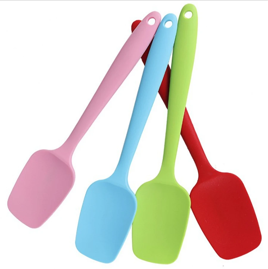 20 Pcs Seamless Silicone Spoon Spatula BPA Free Kitchen Scraper Utensil for Baking and Cooking Ice Cream Scoop