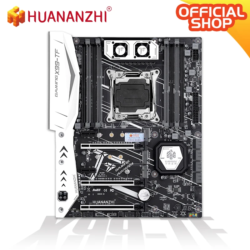 Материнская плата HUANANZHI X99 TF Intel XEON E5 LGA2011 3 все серии DDR3 DDR4 RECC NON ECC память NVME USB3.0