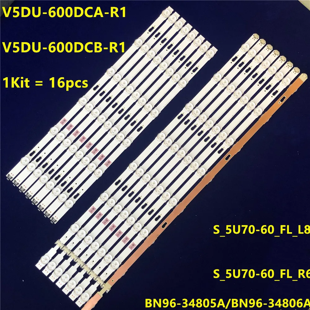 Светодиодный полосы S_5U70-60_FL_L8 R6 LM41-001170Q 00117R для Sam sung снасти 60 &quotТВ UA60U6400 UN60JU7090