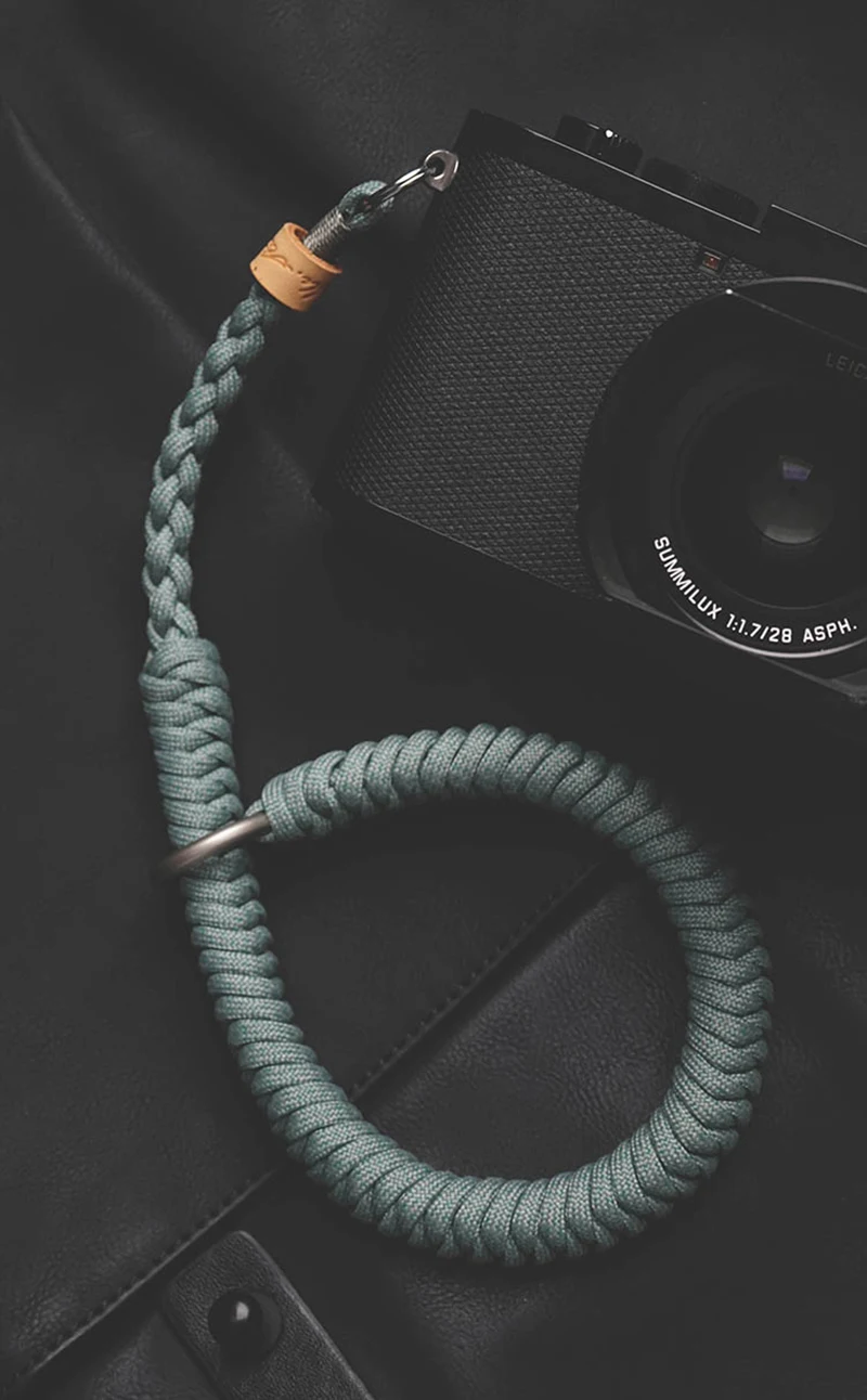 Ручной работы тканая Парашютная веревка Камера Ремешок на руку для Fuji X-T30 X-T3 sony A6400 A6500 A7III RX100 Leica Olympus