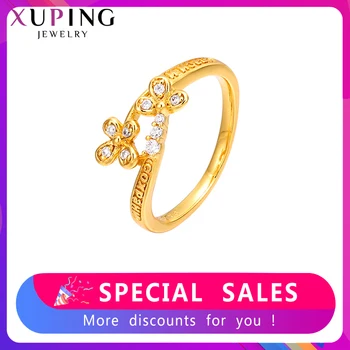 

Xuping Fashion Rings Jewelry Women High Quality Popular Jewelry Anniversary Birthday Party Wedding Gifts SS6.6-16511