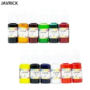 

12 Pcs/set DIY Crystal Epoxy Concentrated Color Fine UV Dyed Pigment AB Glue Handmade Resin Jewelry Material