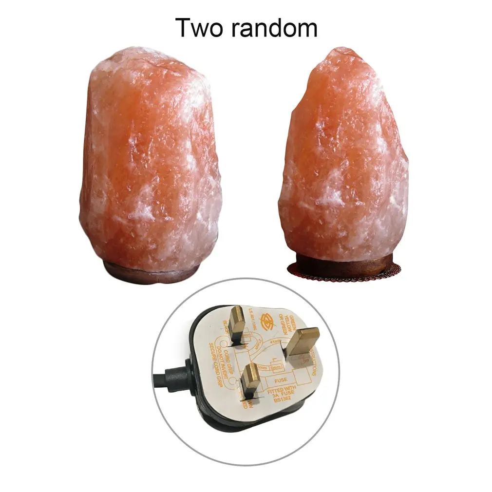 

ICOCO Hand Carved Himalayan Crystal Salt Light Ionizer Natural Rock Lamp Air Puritying Lighting for Bedroom US/EU/UK/AU Plug
