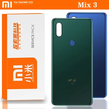 

Original Xiaomi Mix 3 Back Housing Ceramic Back Cover with Fingerprint Wireless charging Battery Back Cover Case for Xiaomi Mix3