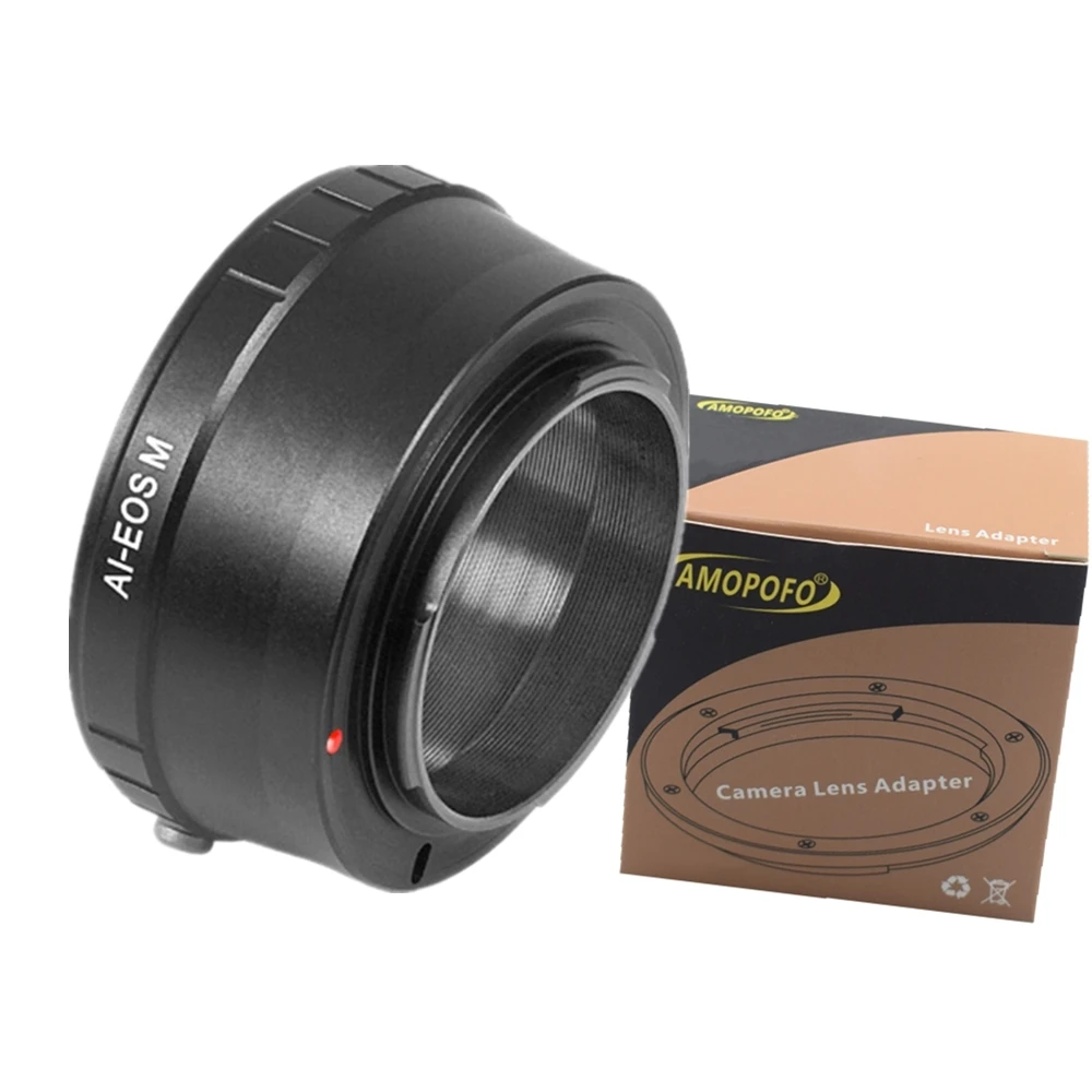 Nikon Per Eosm Adattatore, Nikon Ai F Ai Ais Lens Per Canon Eos M Mount Mirrorless Macchina Fotografica Di M1 M2 M3 M5 M6 M10 M50 M100
