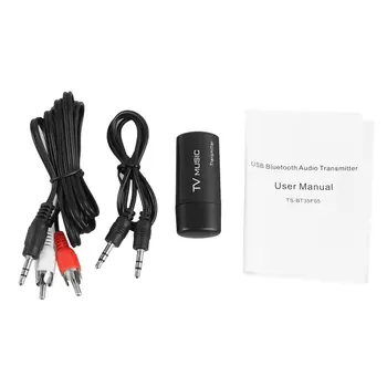 

3.5mm Interface USB Audio Transmitter Wireless Stereo Music Box Dongle Adapter for TV/Computer/DVD/MP3