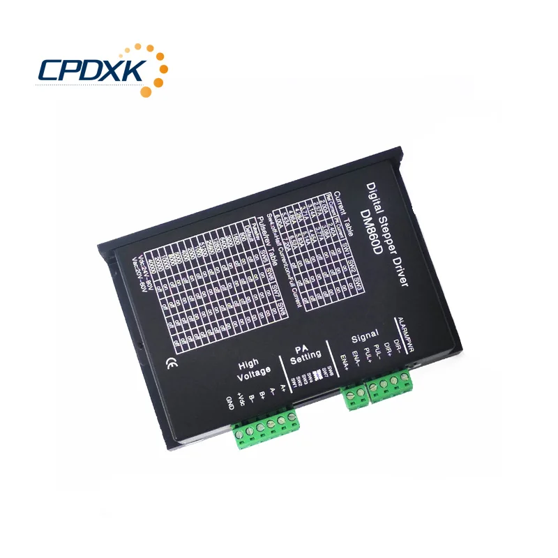 

Stepper Motor Driver DM860D To Match NEMA34 86HS 1.8 2-phase Stepper Motor