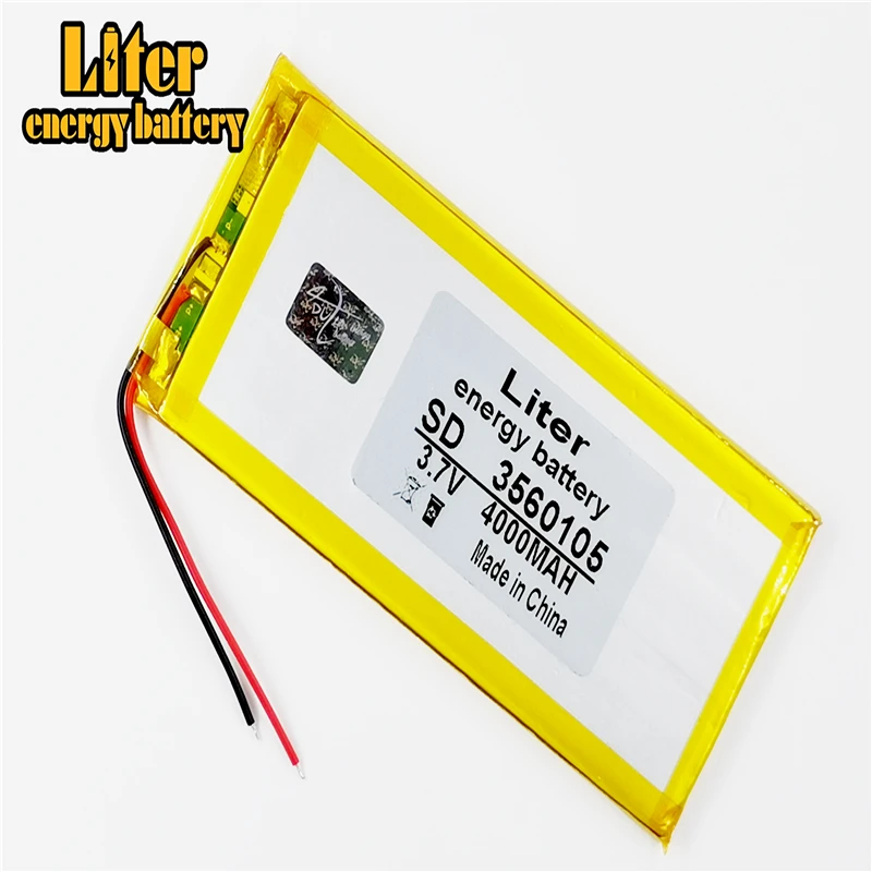 

ultra thin 3.7V 4000mah li Tablet polymer battery for laptop 3560105 in stock