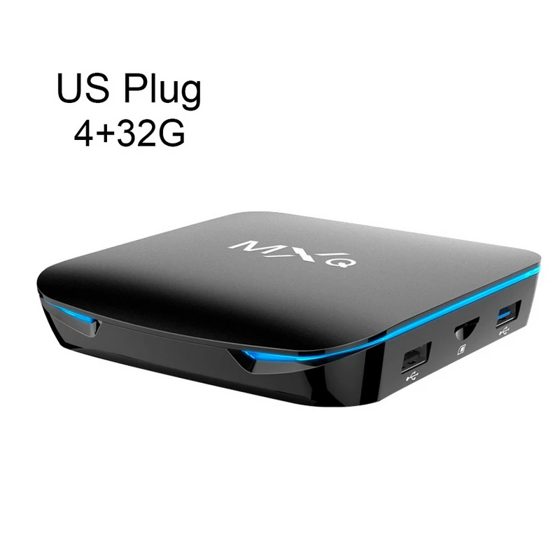 MXQ G12 Smart tv Box 4G+ 32G Android 8,1 телеприставка медиаплеер Amlogic S905X2 четырехъядерный Bluetooth беспроводной Android tv box - Цвет: US Plug