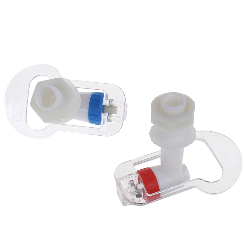 2pcs Plastic Push Handle Tap Faucet Component Ideal Replacement For Water Dispenser Tap Kitchen Faucet Acc 17mm Dropshipping