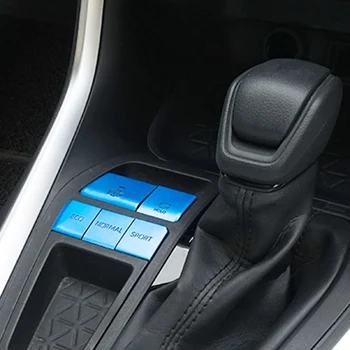 

For Toyota RAV4 2019 2020 Car Central control gear button Protector Cover sticker Accessories styling