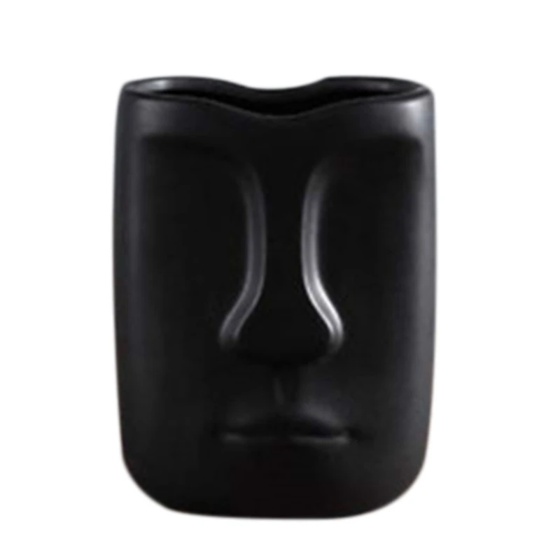 Абстрактная керамическая ваза в скандинавском минимализме художественная