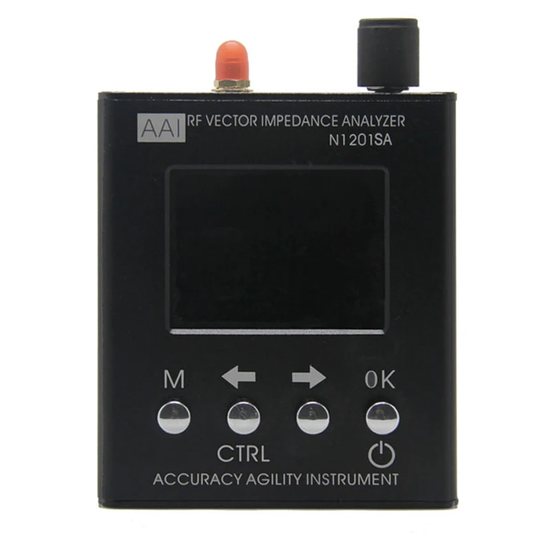 

N1201SA+ PLUS UV RF Vector Impedance SWR Shortwave Antenna Analyzer Meter Tester 35MHZ-2.7GHz English Version Durable
