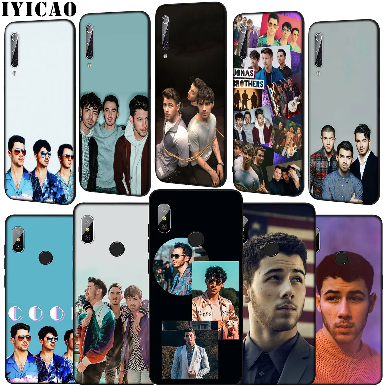 Мягкий чехол для телефона Joe Kevin Nick Jonas Brothers Xiaomi Mi 10 9 9T A3 Pro CC9 CC9E 8 SE A2 Lite A1 6 pocophone f1 Mi10 |