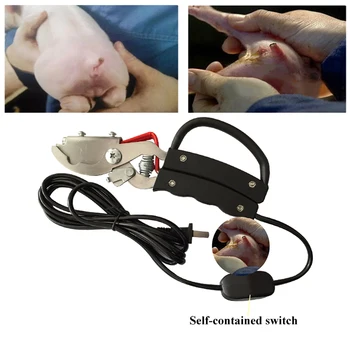 

1PCS pig sheep piglet lamb electric tail cutter cutting device bloodless veterinary equipment farming tools