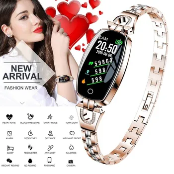 

Smart Watch Women Waterproof Watch Heart Rate Monitoring Bluetooth for Android IOS Fitness Bracelet Girl Lady Smartwatch Luxury