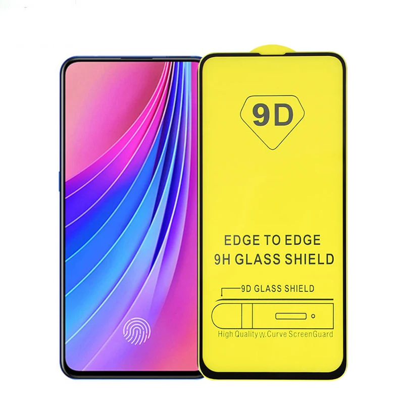 9D полное покрытие закаленное стекло для VIVO V15 V11 V9 Pro X23 Z3 Z3i V11i Y97 Y85 Y83 Защитная