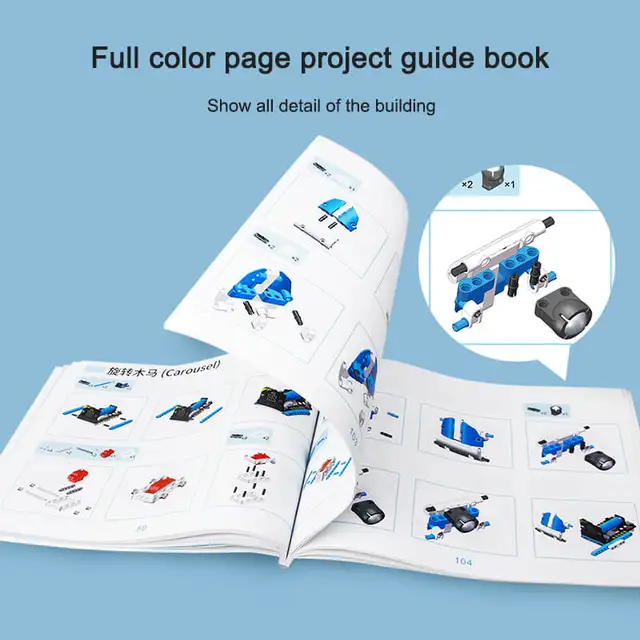 Yahboom 16 in 1 STEM Toy Programmable Robotics Educational Kit Support Python Makecode Programming for Microbit Intelligence Toy 3