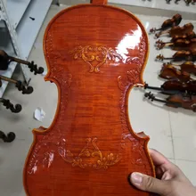 Высокое качество, ручная работа, гравировка, скрипка, 4/4, 3/4, твердая древесина, красный светильник, резная скрипка, ручная работа, акустическая скрипка, скрипка, чехол, бант, канифоль
