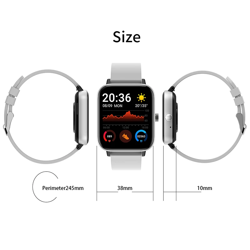 Nouvelles Dames Bluetooth Appel Montre Intelligente Mâle Écran Tactile Haute Définition Musique Fitness Sport 2022 - Image 6