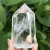 Clear Lemurian Seed Quartz Natural Point Cluster Crystal Rough Healing Home Decor 4