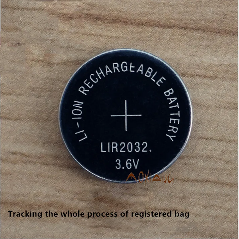 Новинка! 1 шт./лот LIR2032 3 6 V литий-ионная перезаряжаемая Кнопочная батарея для монет