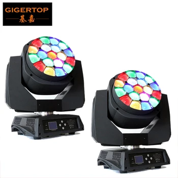 cheap Tiptop 2 Xlot 19X15W Rgbw 4IN1 Bee Eye K10 Moving Head Beam + Wassen Framing Effect Dmx stadium Effect Verlichting Disco Beam Verlichting