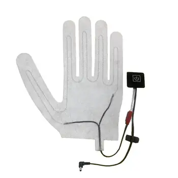 

2/1PCS Glove Heating Pad Portable DC Heating Heater Washable Durable Electric Sheet Thermal Mitts for cycling camping fishing