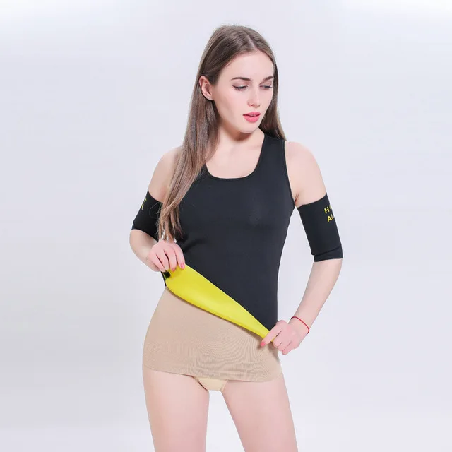 Плюс Размеры Для женщин BodyShapers неопрена сауна ultra Sweat Shaperwear Для женщин для похудения, термо платье с резинкой на талии тренер моделирующий корсет Топы