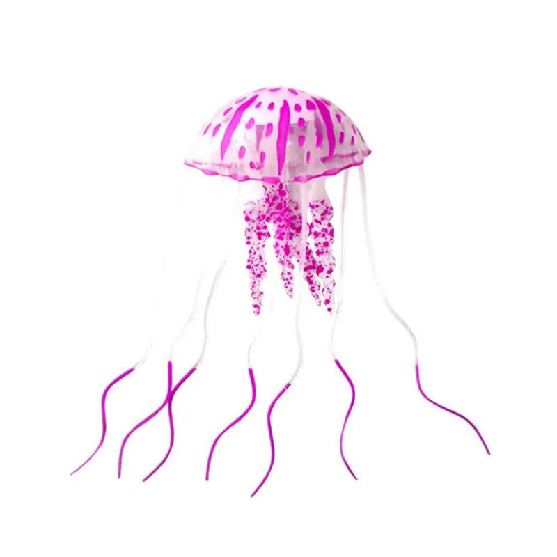 Swim Glowing Effect Artificial Jellyfish Aquarium Decoration fish tank ornaments,mini landscape ornaments,fish tank decorations,aquarium ornaments,artificial plants,artificial aquarium plants Fish Tank Underwater Live Plant Luminous Ornament Aquatic Landscape