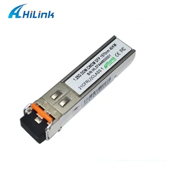 

10pcs/lot! 1.25Gb/s CWDM SFP 1270 ~1610nm 40km sfp module compatible mikrotik in Brazil