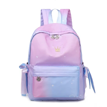 

Starry Sky Backpacks For Girls School Children Schoolbags Primary School Book Bag School Bags Women Backpack Sac Ecolier Pink