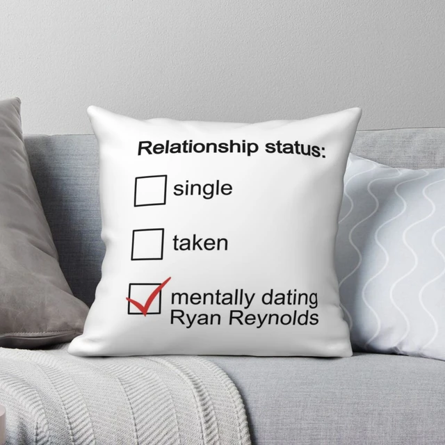 Ryan Reynolds Printed Pillowcase Sofa Car Soft Cushion Cover Case