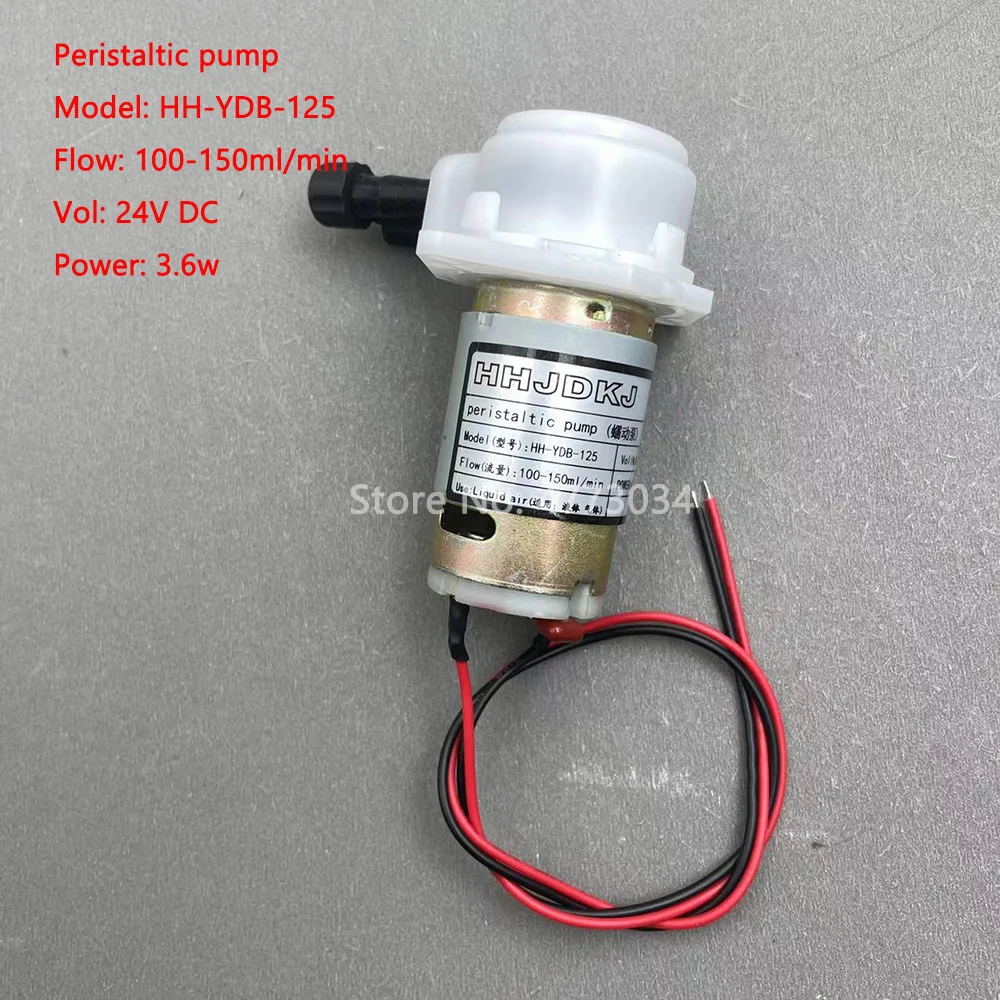Bomba de Tinta Peristáltica Solvente 100150 ml Min da C.c. da Bomba 24v da Impressora dos Peças para a Cabeça de Impressão do Titanjet Gongzheng Dx5 Dx7 da Cor da Sagacidade