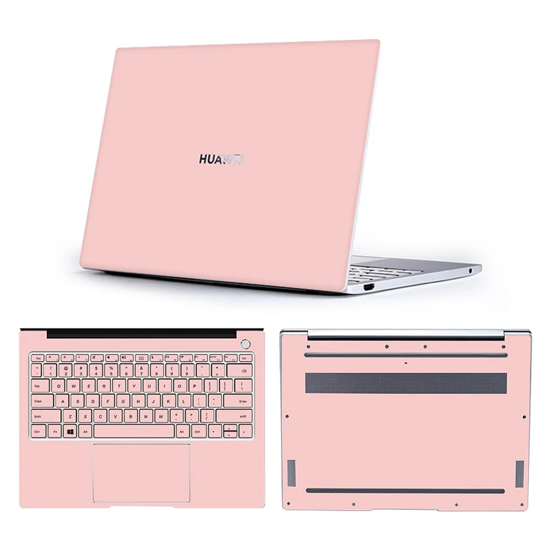 pink Наклейки для ноутбука huawei Matebook X 13,3/X Pro 13,9/D 15,6 дюймов, кожа для ноутбука huawei Matebook 13 дюймов, Виниловая наклейка - Цвет: pink